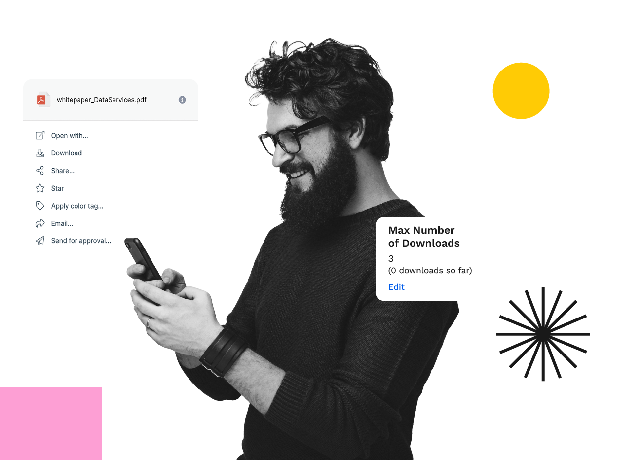 Panzura-Edge-header-man-mobile-sharing-files